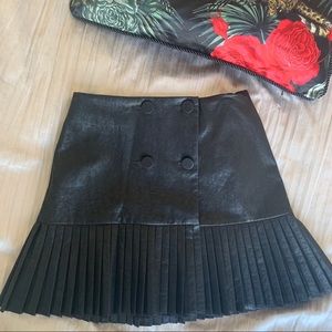 Zara Faux Leather Skirt